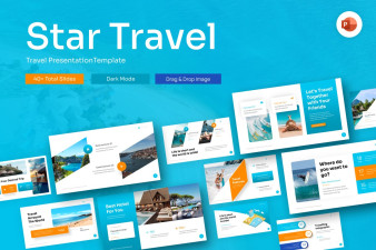 Star travel - Traveling PowerPoint Template